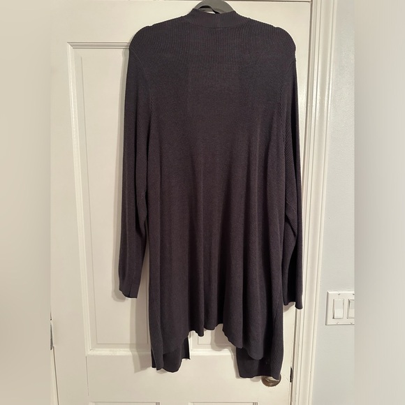 Torrid waffle knit grey cardigan - Picture 3 of 3